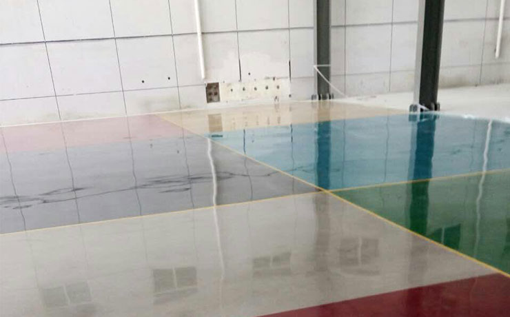 金潤(rùn)彩色鋼化地坪