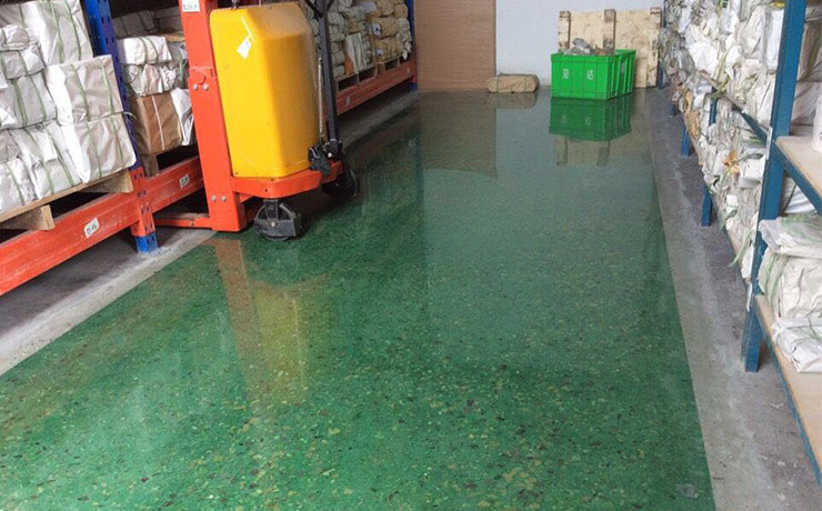 金潤(rùn)彩色鋼化地坪